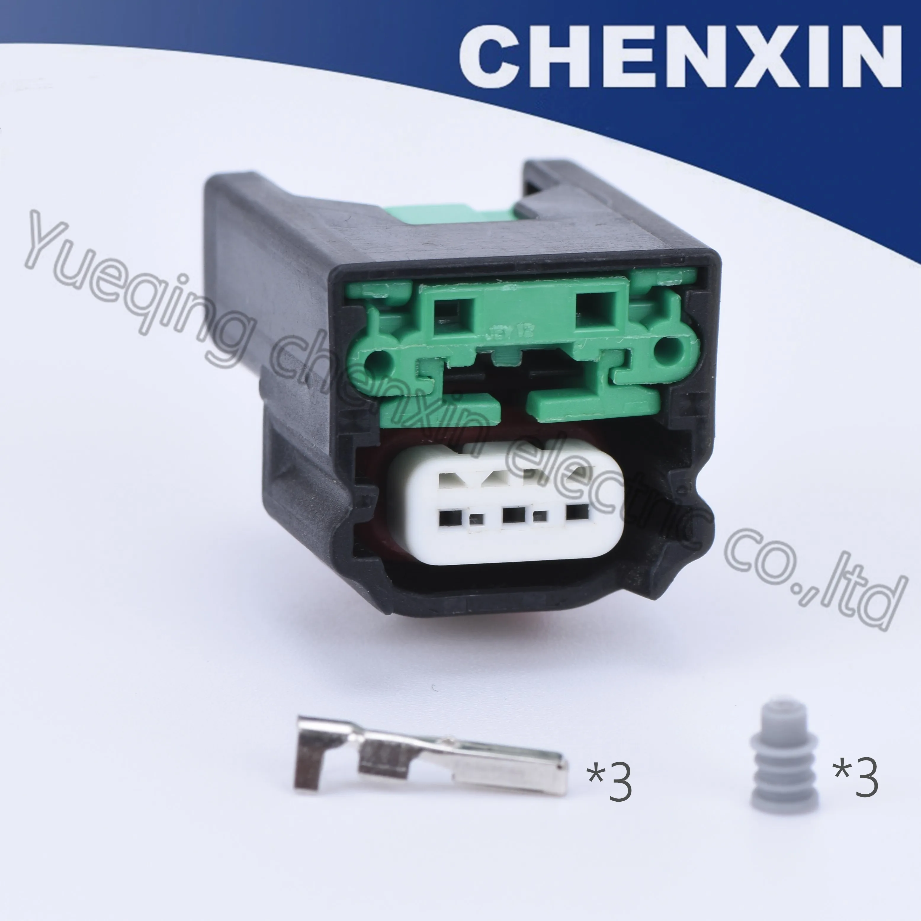 Черный цвет 3 контакта розетка для датчика 1 0 7283 7392 30|plug waterproof|sealed waterprooffemale female |