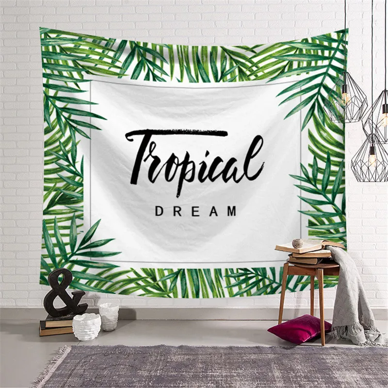 2 Размеры цветок зеленый суккуленты гобелен с висит аксессуары коврик для йоги