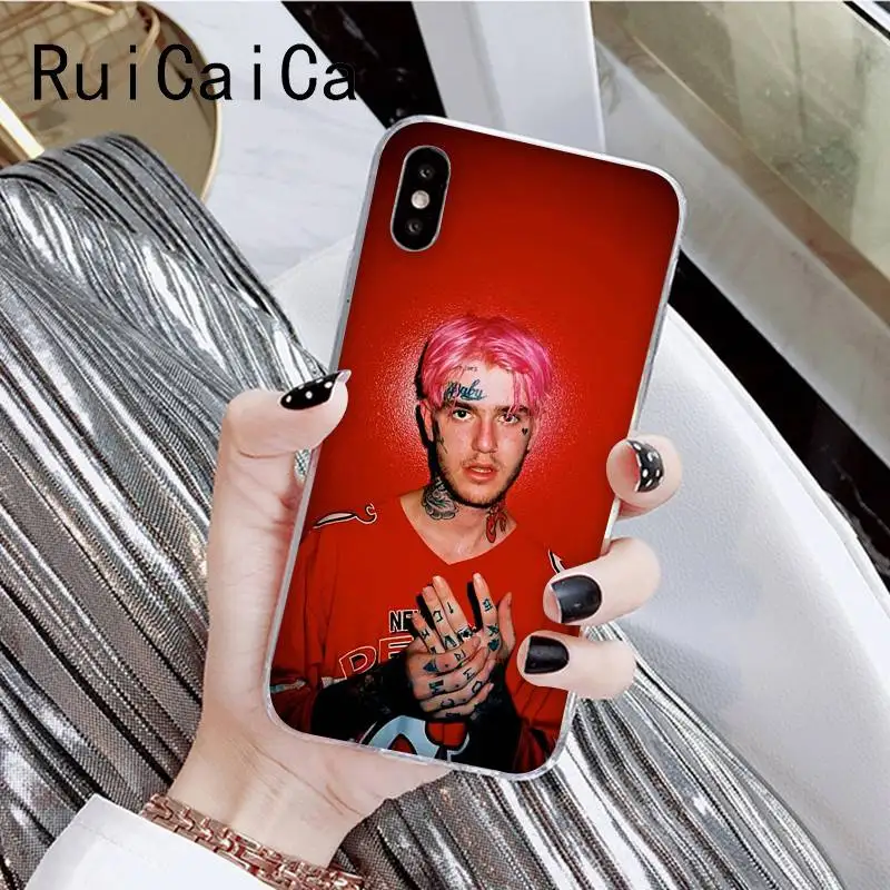 RuiCaiCa Lil Peep популярное эстетическое забавное искусство модный телефон для iPhone8 7 6 6S Plus X XSMAX 5 5S SE XR 10 11 11pro 11promax