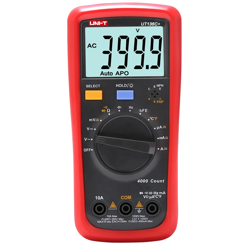 UNI T UT136C +/UT136B + автоматический цифровой мультиметр Цифровое