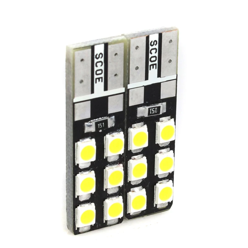 SCOE стайлинга автомобилей 2x12SMD Nichia чип светодиодный просвет светильник лампа - Фото №1