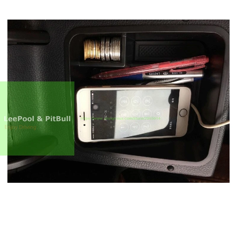 Бесплатная доставка центральный подлокотник контейнер держатель лотка коробка