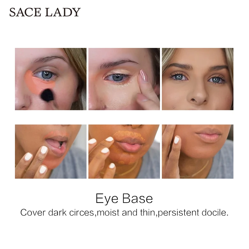 SACE LADY полное покрытие лица жидкий консилер макияж глаз темные круги крем