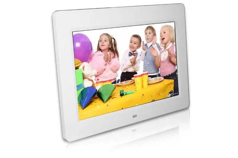 Высококачественная цифровая фоторамка 10 дюймов HD TFT LCD 1024*600 Цифровая Будильник MP3