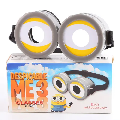 Лидер продаж 2016 года очки с милыми миньонами из мультфильма Despicable Me 3D для детей и