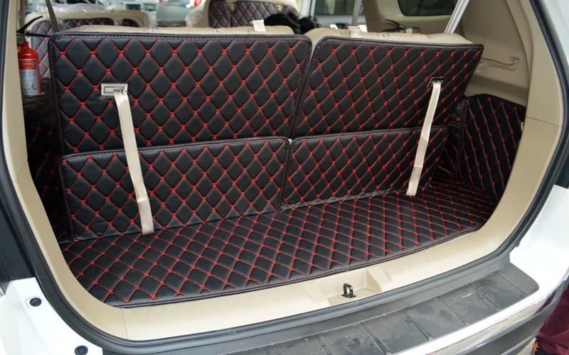 High quality! Special car trunk mats for Toyota Kluger 7 seats 2014-2009 waterproof boot carpets cargo liner Free shipping |