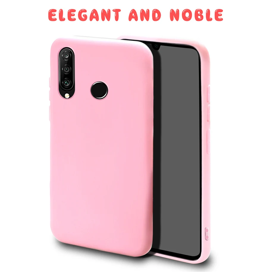 For Huawei P30 Lite Case Cover 6.15&quot Soft TPU Silicone Funda Back Phone FOR Bag Cases | Мобильные телефоны и