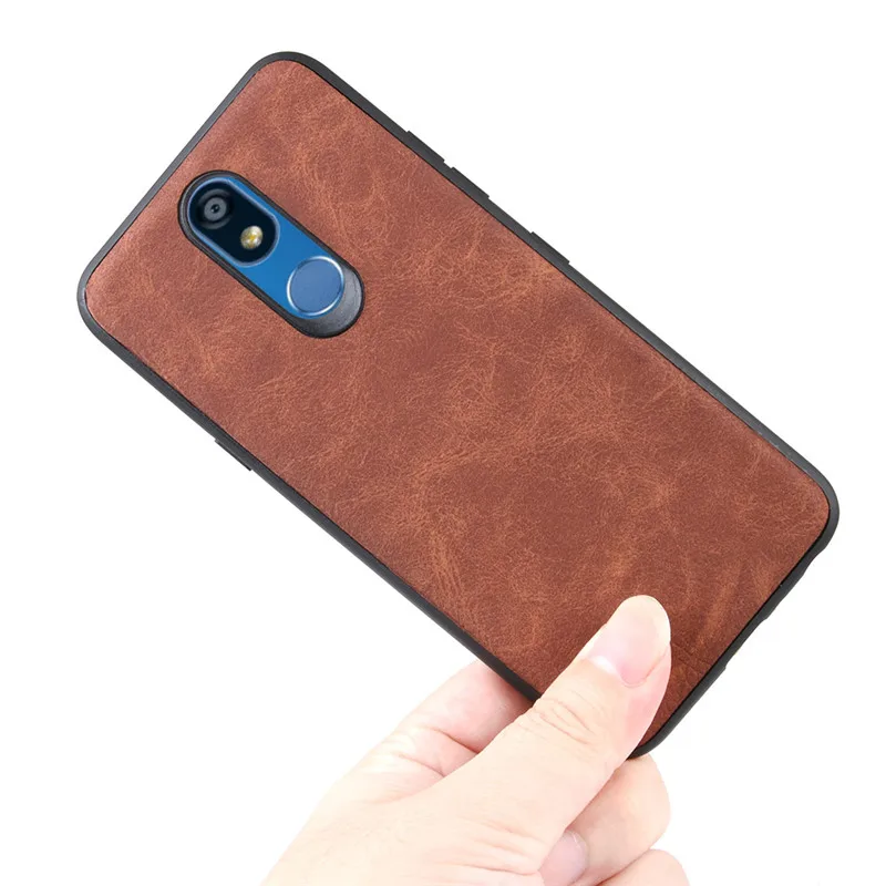 Роскошный винтажный кожаный чехол для телефона LG K12 Plus |