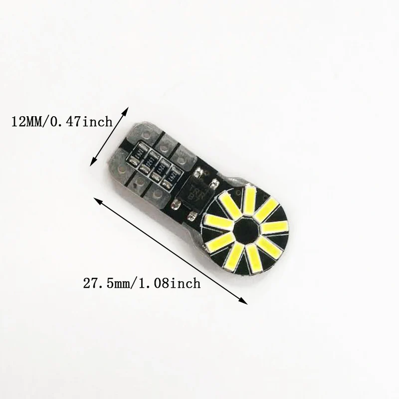 WENCHANG 1 шт. Белый T10 18SMD 4014 3014 Светодиодный светильник для чтения Carlicense права на