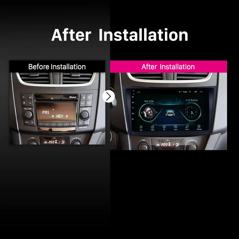 Harfey Android 8 1 авто радио для SUZUKI SWIFT 2011-2013 9 &quotGPS навигация аудио поддержка OBD2 DVR Bluetooth