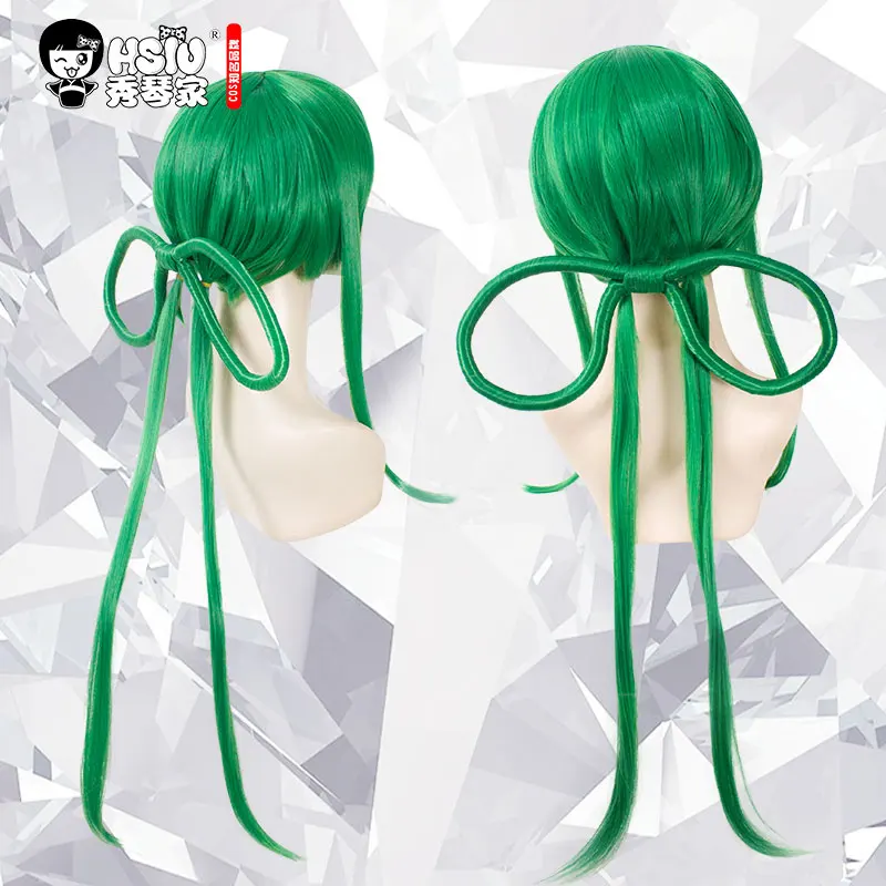 QC HSIU Hoseki no Kuni, парик для косплея, Jade Euclase Land of the Lustrous, костюм для игры, женские короткие парики для взрослых, парики для Хэллоуина, аниме, волосы