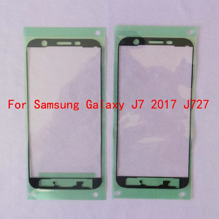 50 шт./лот оригинал для Samsung Galaxy J7 2017 J727 ЖК дисплей рамка передний корпус клейкая