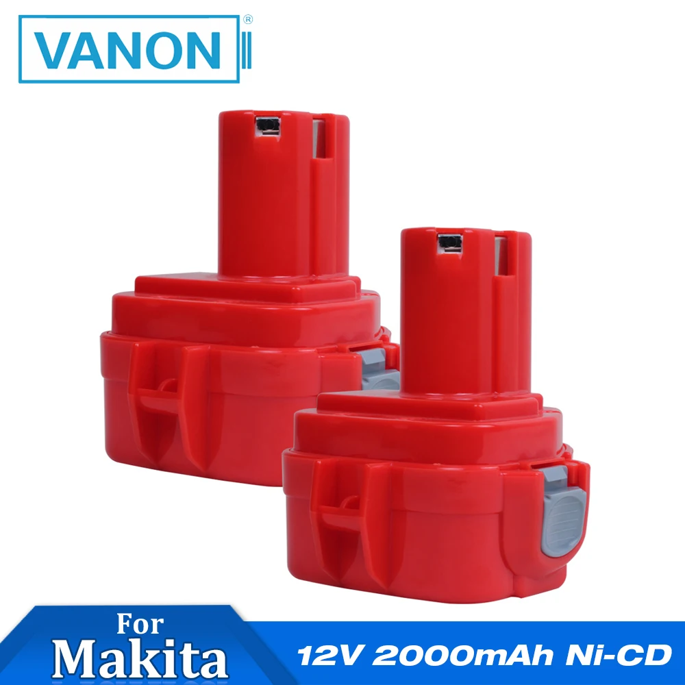 Аккумулятор VANON 2 шт. для Makita 12 В 3000 мАч ni mh аккумуляторная батарея