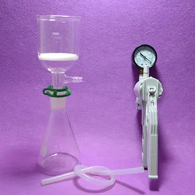 250 мл набор фильтрации [250 фляга Erlenmeyer + 150 Воронка фильтра (3 #) Вакуумный