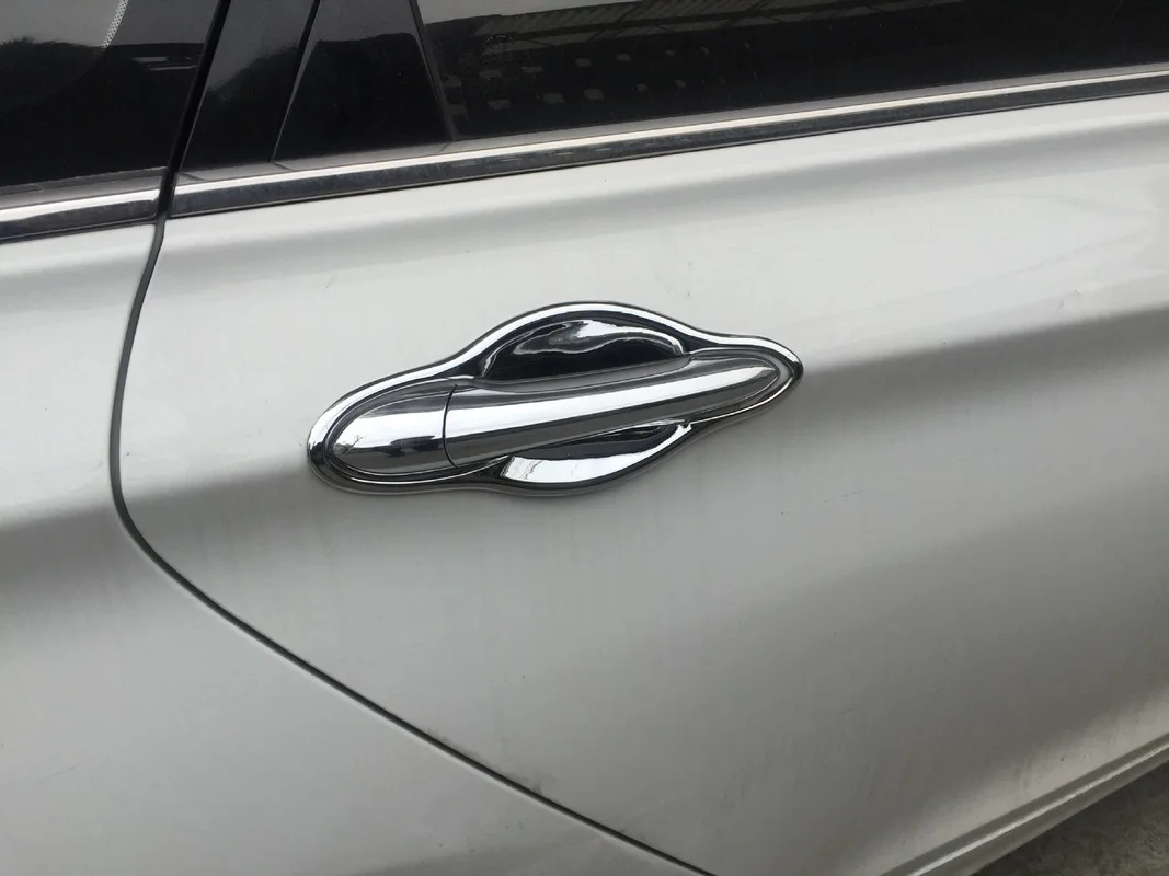 Funduoo подходит для Hyundai Sonata YE I45 накладка на дверные ручки автомобиля хромированный