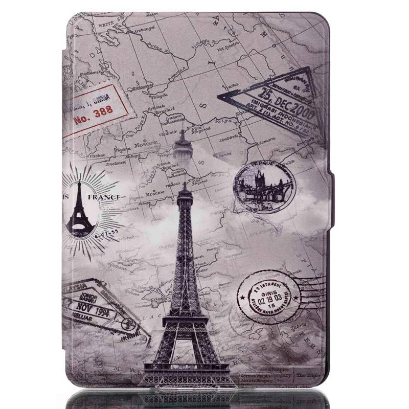 Case for Amazon Kindle Paperwhite 1/2/3 Slim Painted Smart Cover Auto Wake PU Leather 6 inch | Компьютеры и офис
