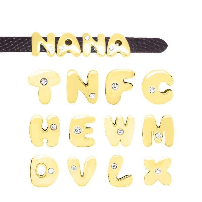 8 мм золотой цвет Плавающие Подвески буквы алфавита лампочки могут выбрать все 20