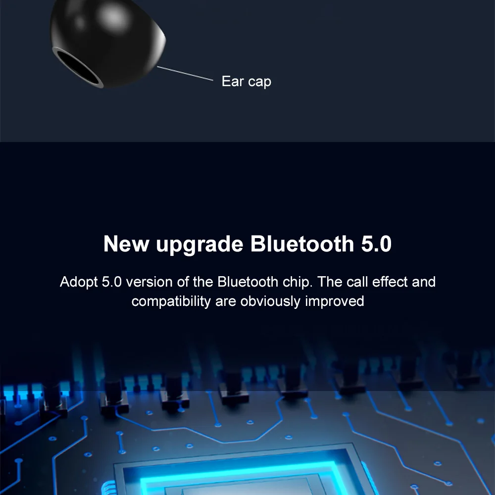 CBAOOO TWS 5,0 Bluetooth 8D стерео наушники беспроводные наушники IPX7 водонепроницаемые наушники мини-гарнитура с внешним аккумулятором 3500 мАч