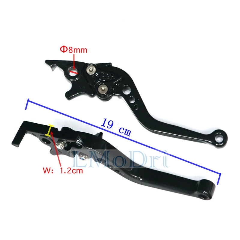 Черный мопед скутер рычаг тормоза электрический велосипед модификация деталей