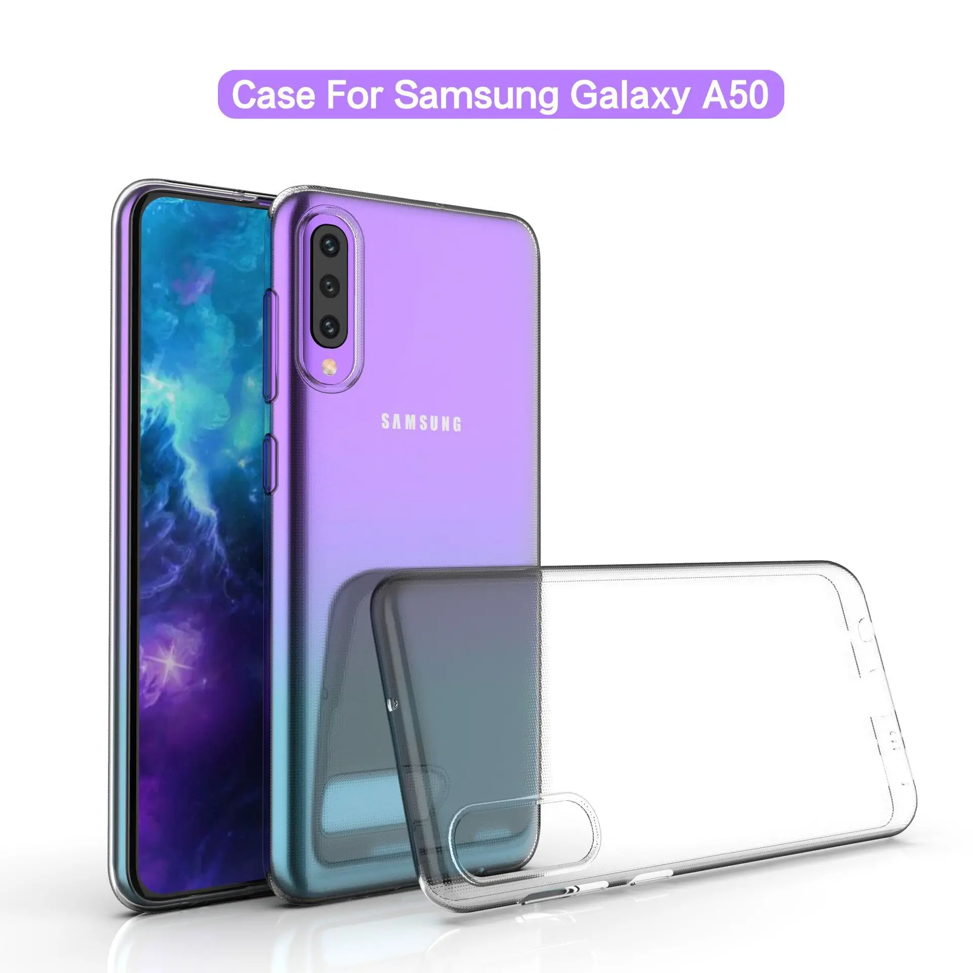 Case For Samsung Galaxy A10 A20 A30 A40 A50 A60 A70 A80 A90 A10s A20s A30s A50s A70s Phone Transparent TPU Silicone Cases |