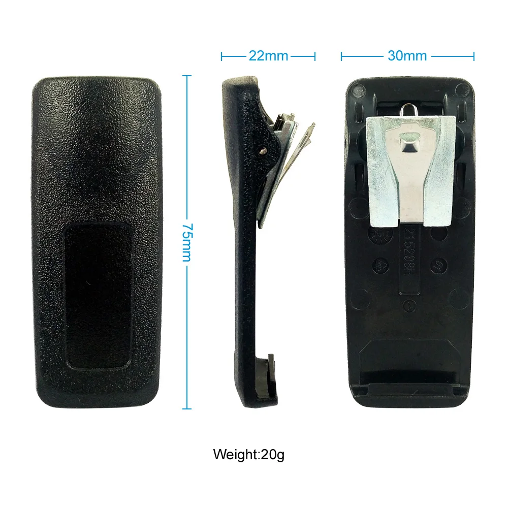 10x Зажим для ремня для motorola mototrbo xir p8668 p8268 dp4800 dp3400 p8200 xpr6550 dgp4150 dgp6150 gp328d и т. д. рация (art.: e8d520a0c1) - e8d520a0c1