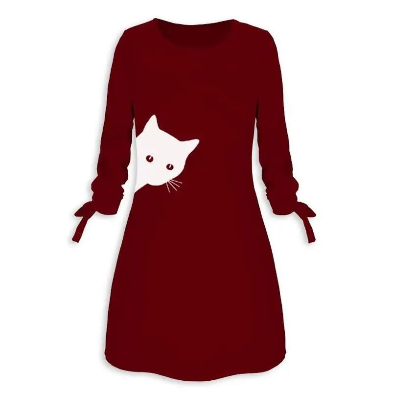 Женское пляжное платье в стиле бохо однотонное летнее с круглым вырезом и