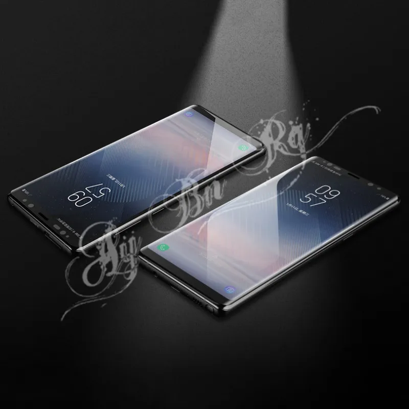 Цвет 3D полное покрытие закаленное стекло протектор экрана для samsung Galaxy S8 Plus Note 9 8 черный Золотой Синий Серебряный