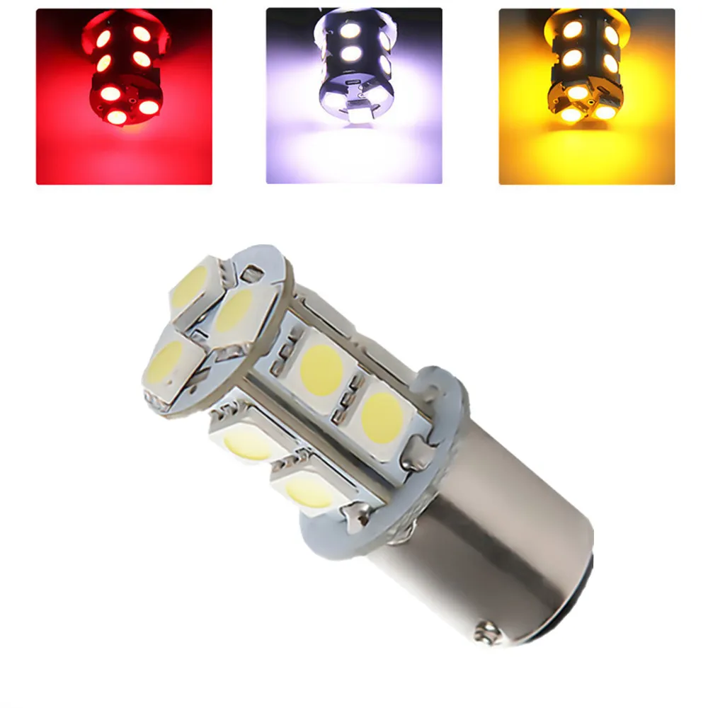 1157 BAY15D 13 SMD 5050 Янтарный белый красный p21/5 Вт желтые светодиодные лампы