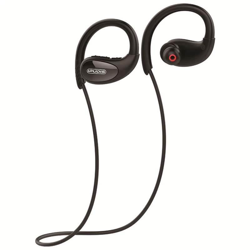 Спортивные Bluetooth наушники IPX7 ippudis вкладыши с крючком водонепроницаемые 10H