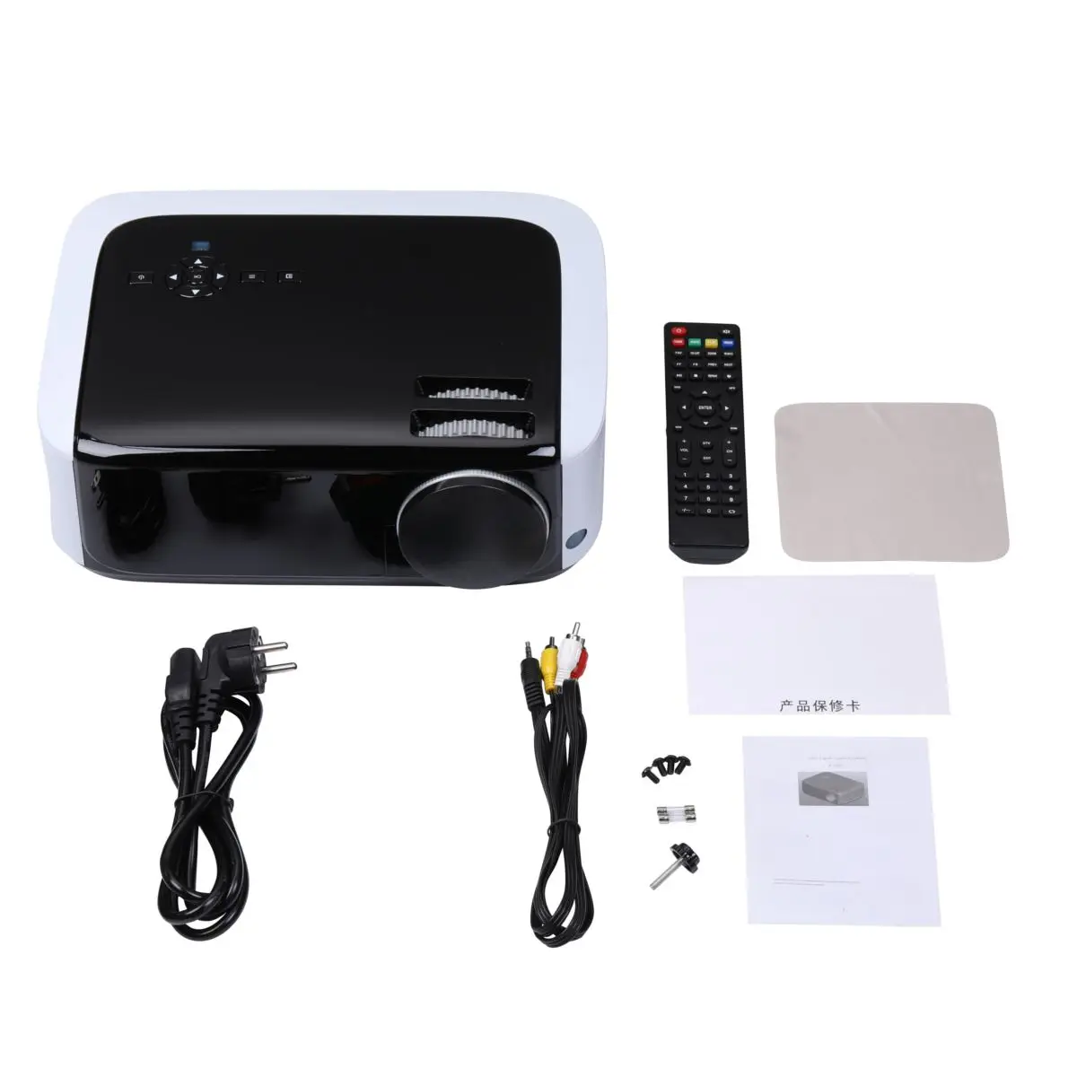 EU Plug wifi 1080P светодиодный мини-проектор 10000 люмен светодиодный проектор с пультом дистанционного управления Портативный HD мультимедийный проектор для домашнего кинотеатра