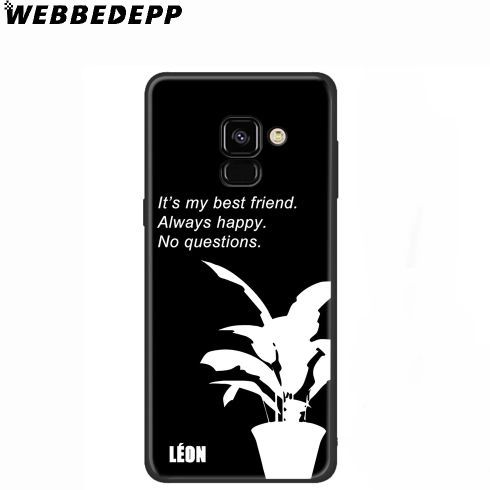 WEBBEDEPP Leon Matilda Natalie Portman силиконовый чехол для Samsung Galaxy A3 A5 A6 A7 A8 A9 A10 A20 A30 A40 A50 A70 M10 M20 M30