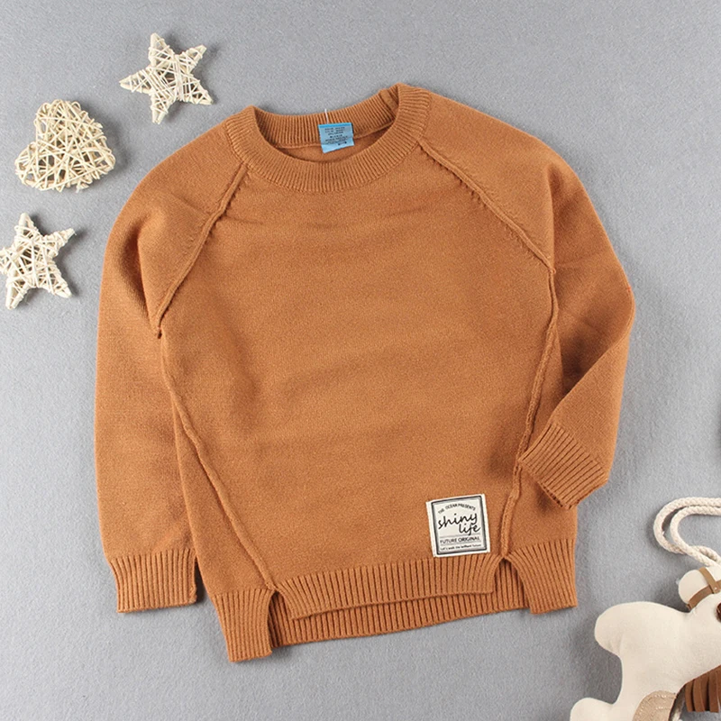 Children's sweaters autumn and winter new warm core-spun yarn boy sweater |