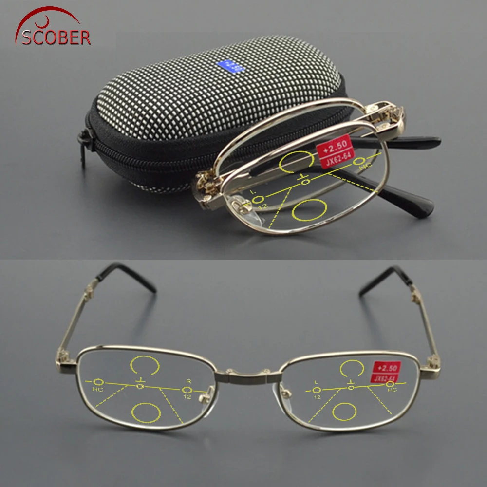 Leesbril = Scober Progressive Multifocal Reading Glasses Foldable Frame With Portable Case See Near And Far Top 0 Add +1 To +4
Leesbril = Scober Progressive Multifocal Reading Glasses Foldable Frame With Portable Case See Near And Far Top 0 Add +1 To +4