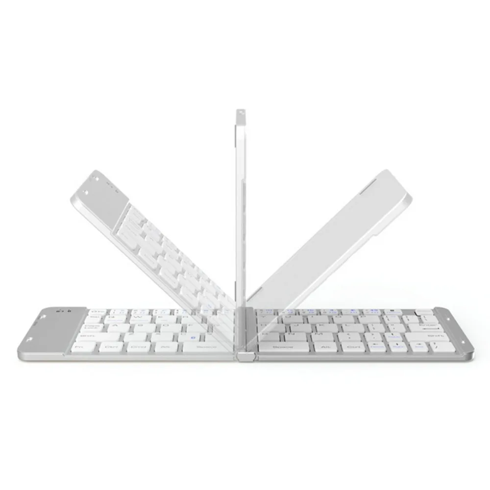 Kemile складной портативный универсальный беспроводной Bluetooth 3,0 клавиатура для ipad 9,7 Складная маленькая клавиатура для IOS