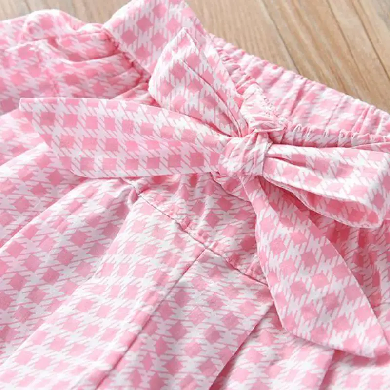 2019 для маленьких девочек комплекты летней одежды милое платье без рукавов 2 цвета