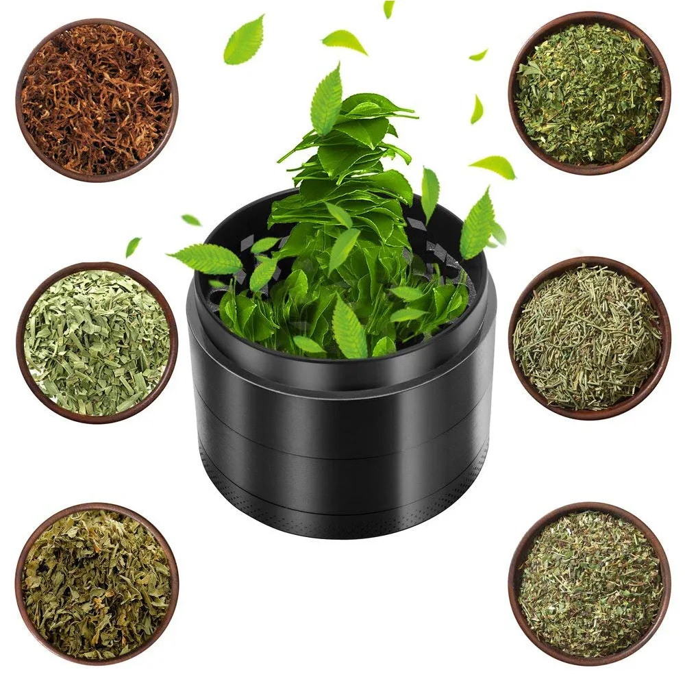 4 слоя цинковый сплав измельчитель табака травяной травы Портативный Кухня