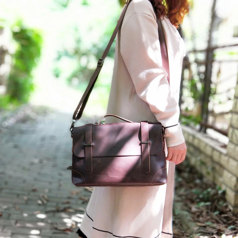 Винтажная женская сумка 2021 горизонтальная литературная многофункциональная