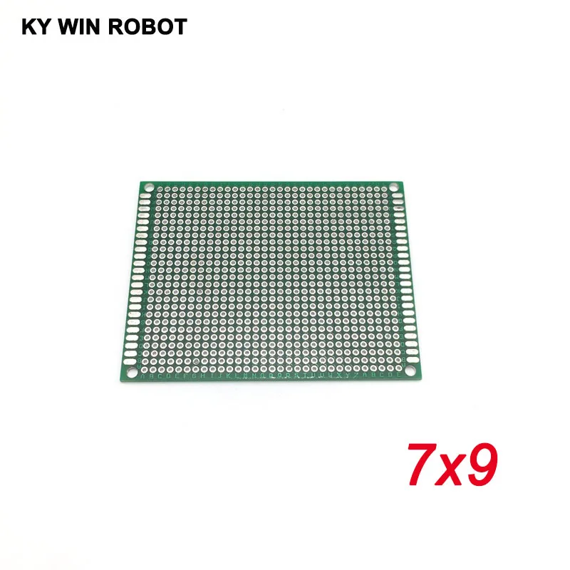 

5 шт. 7*9 см Прототип PCB 2 слоя 7*9 панель универсальной платы,