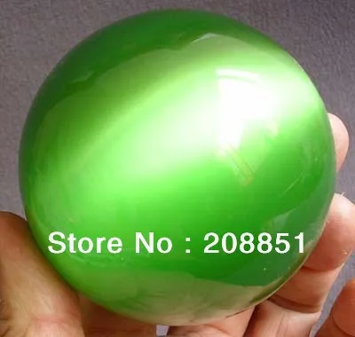 2.9 &quotкрасивый зеленый CAT EYE хрустальный шар BALL ИСЦЕЛЕНИЕ Китай оптовая цена