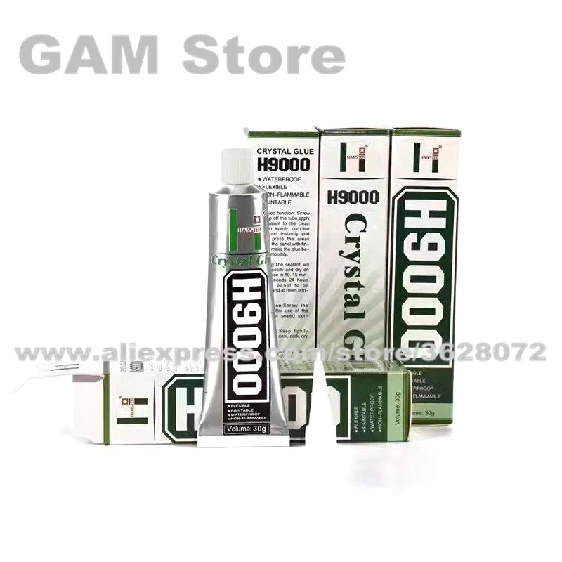 

H9000 Crystal Glue Flux For Fix Touch Screen Tools Mobile Phone LCD Repair Middle Frame Holder Spot Drilling Repairing
