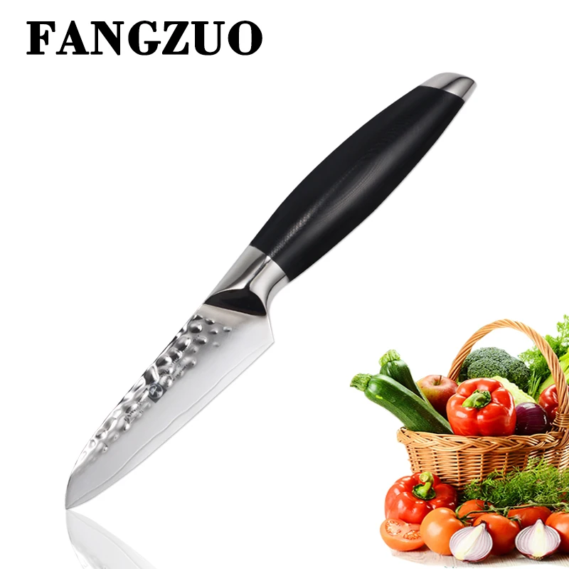

Ножи из нержавеющей стали FANGZUO 440C, универсальный нож 3,5 дюйма, кухонные ножи для фруктов, сверхострый кухонный нож для очистки фруктов