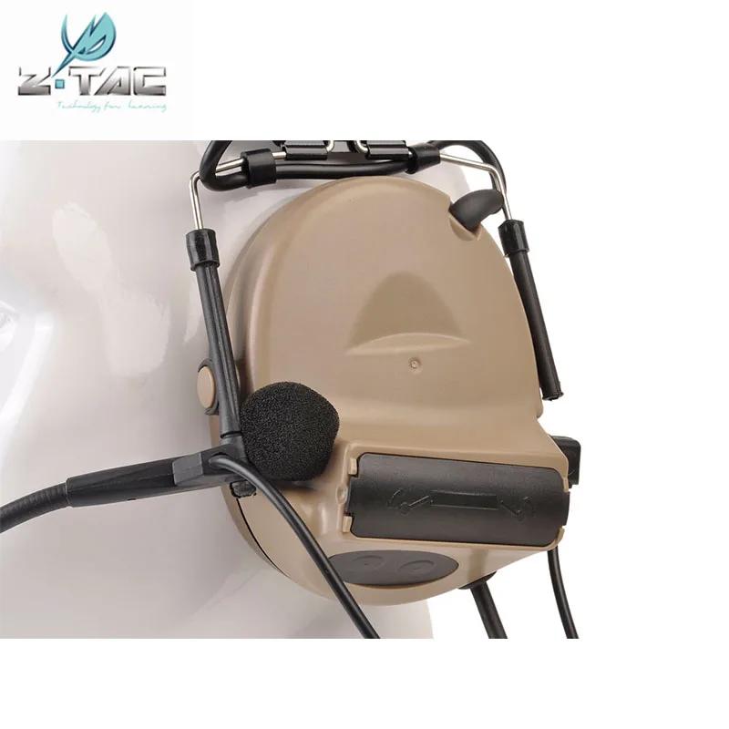 Военная гарнитура Z tactical softairpeltor Comtac ii с шумоподавлением для охоты разъемом U94 PTT