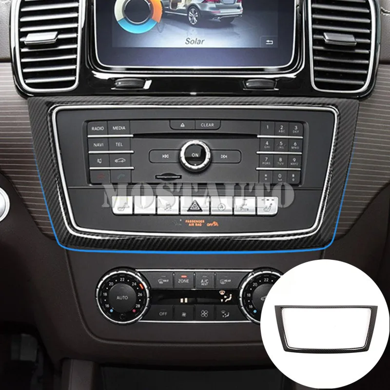 Внутренняя центральная консоль для Benz GLE W166 Coupe C292 рамка CD отделка крышки 2015-2019 1