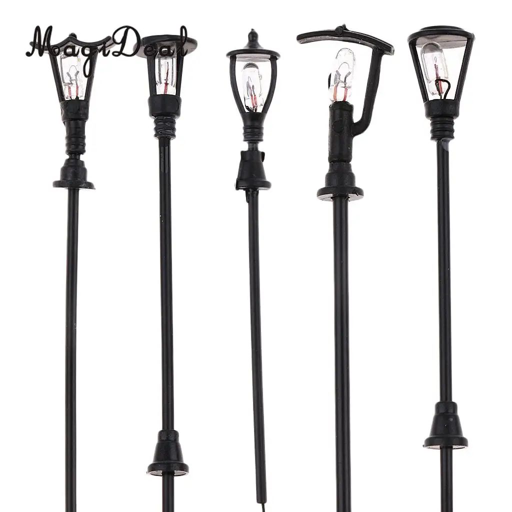 MagiDeal 20 шт. модель 1/100 железнодорожные светодиодные лампы уличный светильник для