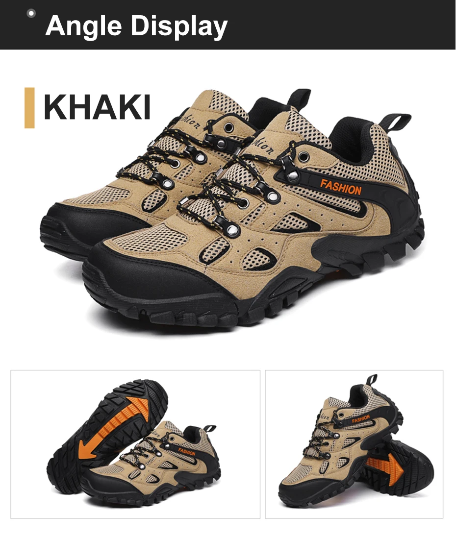 Cunge Мужская Уличная походная обувь Спортивная обувь дышащая брендовая альпинистская обувь противоскользящие кроссовки для бега по бездорожью Прогулочные кроссовки