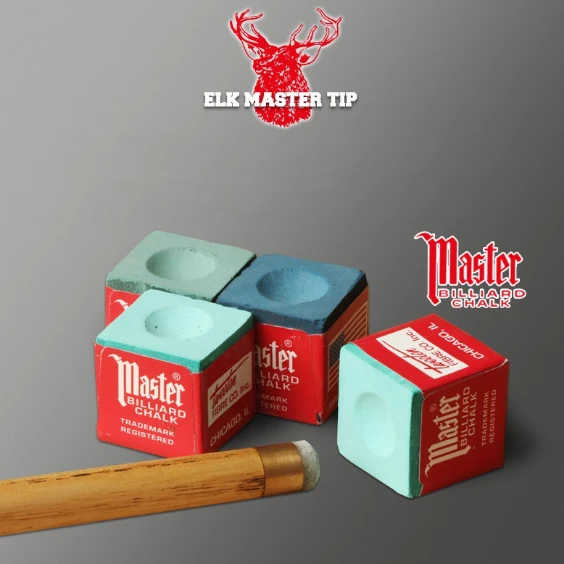 ELK MASTER Мел жирной/сухой/средний Мел для снукера бильярдный мел бильярдные аксессуары для профессиональных игроков