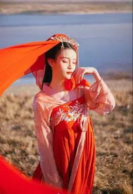 Hanfu женское китайское платье, китайский древний костюм сказочной принцессы, традиционное женское платье hanfu и костюм для девочек tang - Цвет: 5