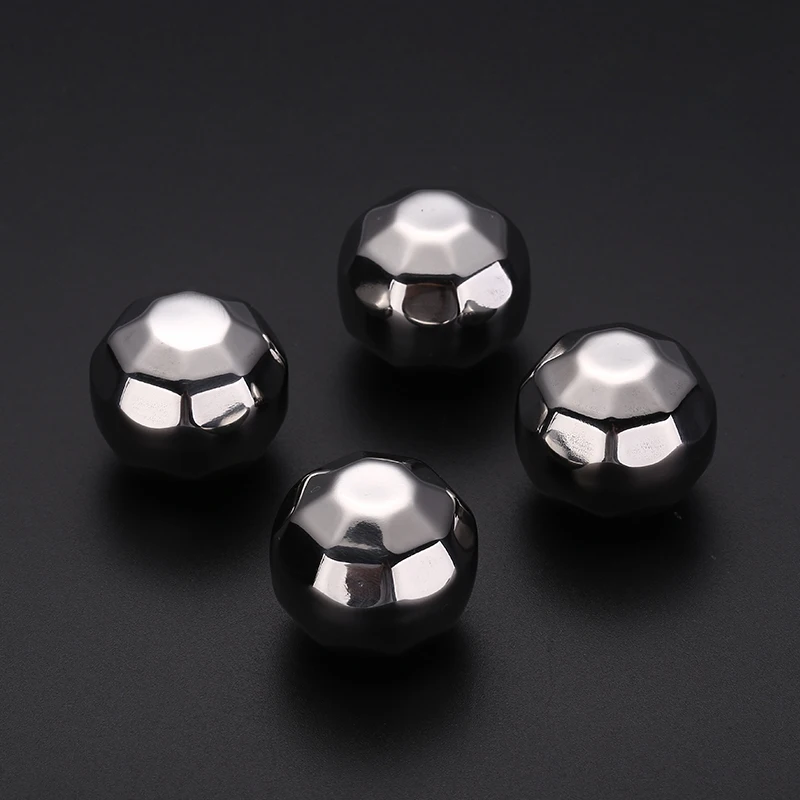 31mm With Clip 4PCs Различные 304 кубики льда из нержавеющей стали кофейные зерна камень с зажимом Творческий Виски камни шампанского охладитель пива камни Бар Инструмент - Цвет: 31mm With Clip 4PCs