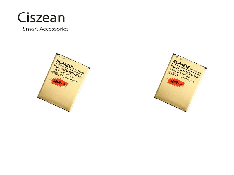 2x3800 mAh BL 44E1F V20 Золотой Сменный аккумулятор для LG Stylo 3 H990 F800 VS995 US996 LS995 LS997 H990DS H910