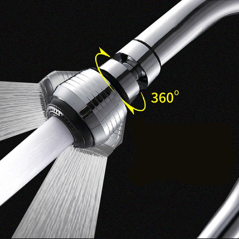 360 Rotary Aerator Water Bubbler Swivel Head Kitchen Filter Faucet Nozzle Shower Tap for Bathroom | Дом и сад